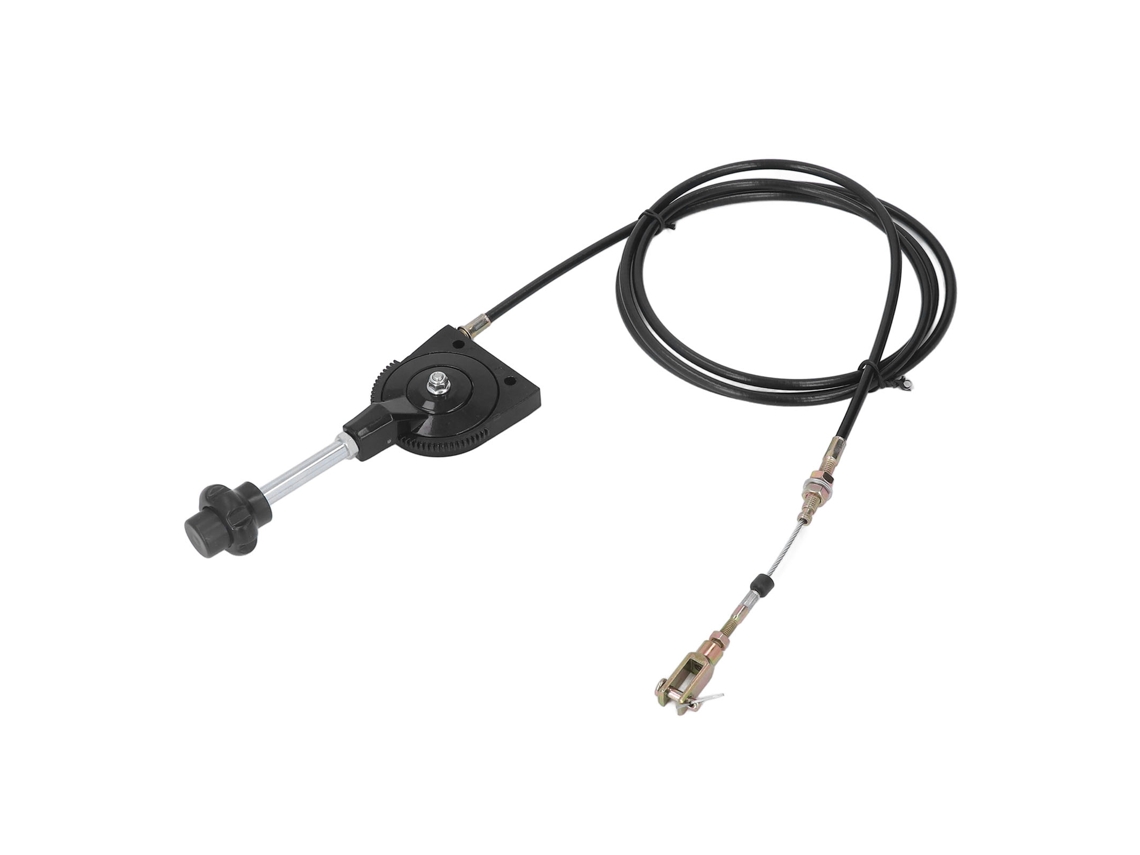 Cabo de Controle de Aceleração Manual Flexível 2,5m para Escavadeira Ex230, Aço Inoxidável e Pu