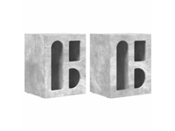 Mesa de cabeceira 2 Pcs Cinzento 40 X 35 X 50 Cm MAISON EXCLUSIVE