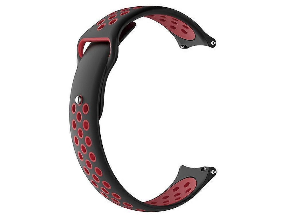 Pulseira De Silicone Com Fivela Reversa Para Xiaomi Haylou Solar / Ls05 (rosa + Verde-azulado)