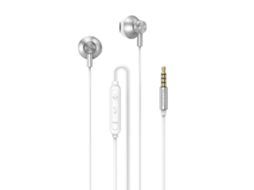 Ep2162 Auscultadores Estéreo 3.5mm Com Microfone Prateado