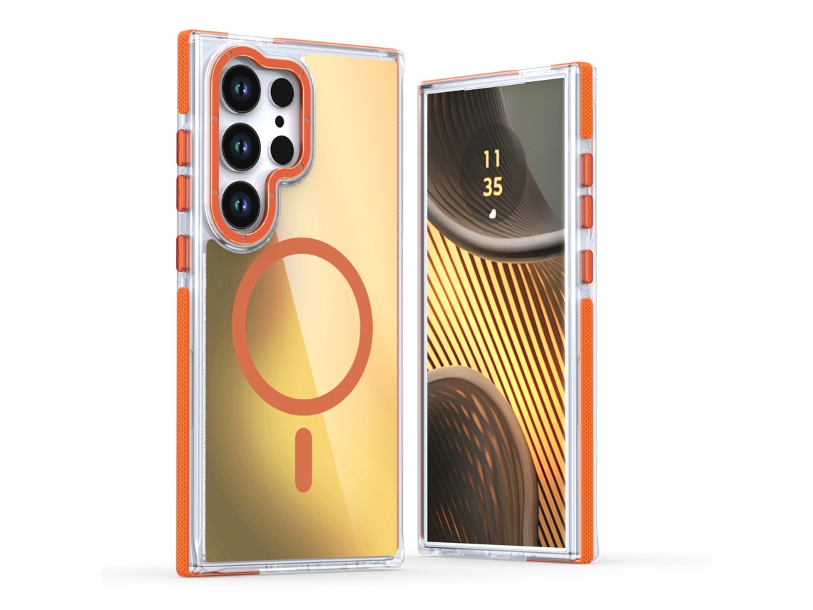 Capa Magnética Para Celular Xuncai Chameleon, Resistente A Quedas.laranja tipo Magnético Plano - A16
