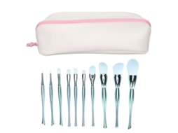 Kit De Pinceis De Maquiagem Diária Blush E Pó