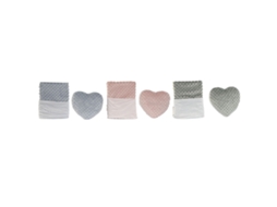 Conjunto de Presente para Bebé HOME ESPRIT Azul Verde Cor de Rosa Poliéster 3 Unidades