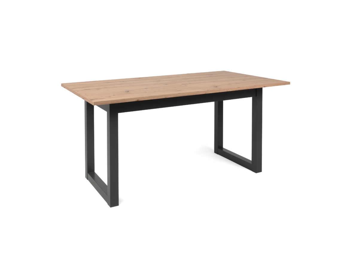 Mesa de Jantar Industrial em Madeira Extensível para 10 Pessoas Kotor CONCEPT U