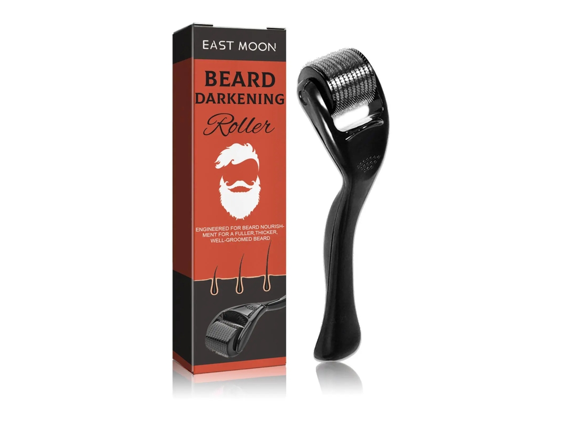 Rolo para Fortalecer e Iluminar Raízes da Barba East Moon com Nutrição Intensa LAXISCREED