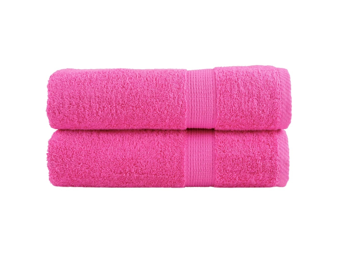 Vidaxl Toalhas De Banho Premium Solund 2 Pcs 100x150 Cm 600 Gsm