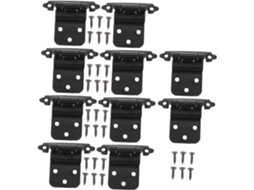 Conjunto De 10 Dobradiças Metálicas Com Fechamento Automático Para