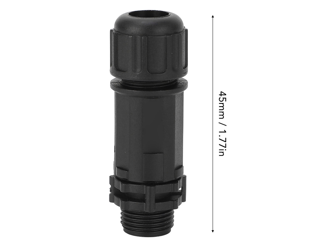 Laxiscreed E7 Conector Impermeável Vertical Com Fios De 4 Cores E Soldadura Para Ligação Segura