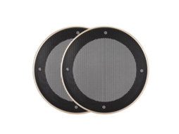 2 Fundas Decorativas para Altavoces de Coche de 4 polegadas Ouro e Preto S/MARCA