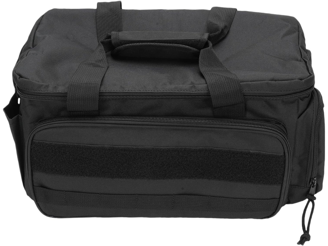 Bolsa para ferramentas Zjchao com 14 compartimentos, em nylon resistente, com diversos bolsos e base revestida antiderrapante.