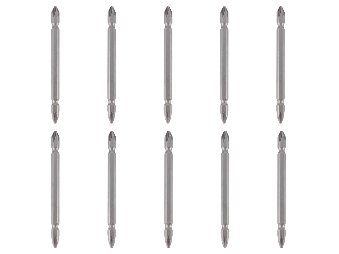 10pcs Bits Parafusadeira Elétrica De Cabeça Dupla Cruzada Aço S2 Ferramenta 100mm