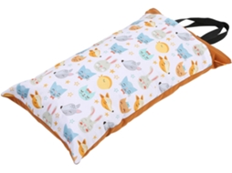 Bolsa Grande SFUSHOS para fraldas com alça e zíper duplo