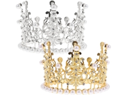 Ciieeo De 2 Tiaras Leves E Elegantes Em Liga Metálica Para Acessórios De Cabelo Femininos