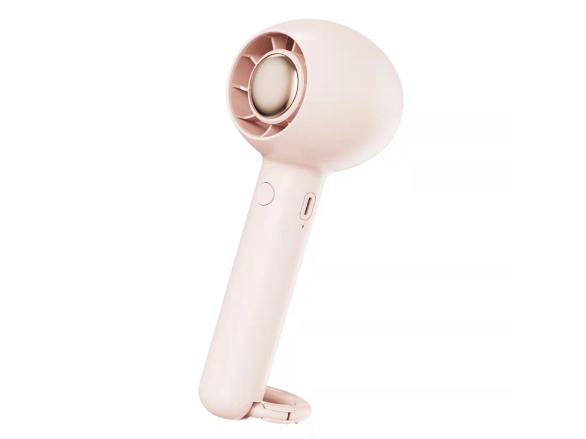 2026 ventilador Portátil Sem Paletas de Mão Recarregável Silencioso com Gancho Flexível 2 Velocidades para Exterior Viagens Escritório