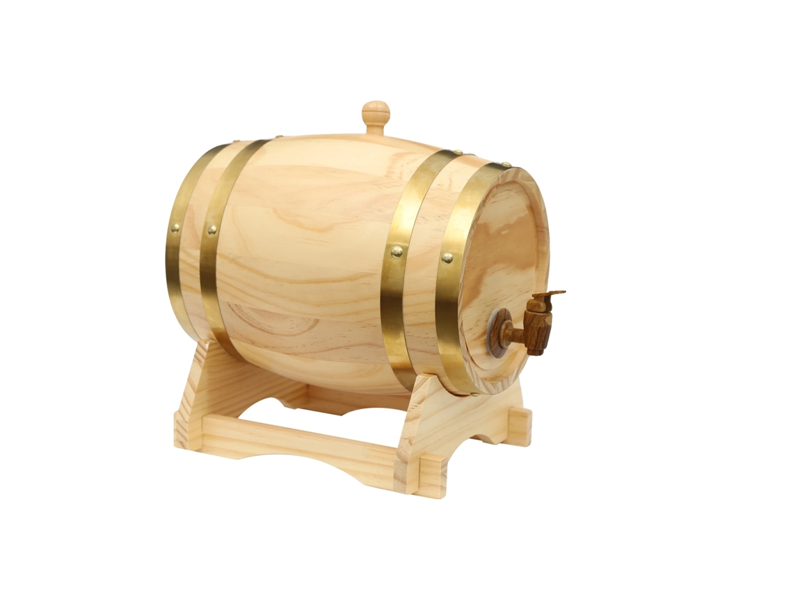 Barril De Vinho, Capacidade De 5l, Design Compacto, Amarelo