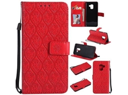Capa Samsung Galaxy A8 2018 HONGWE. Vermelho