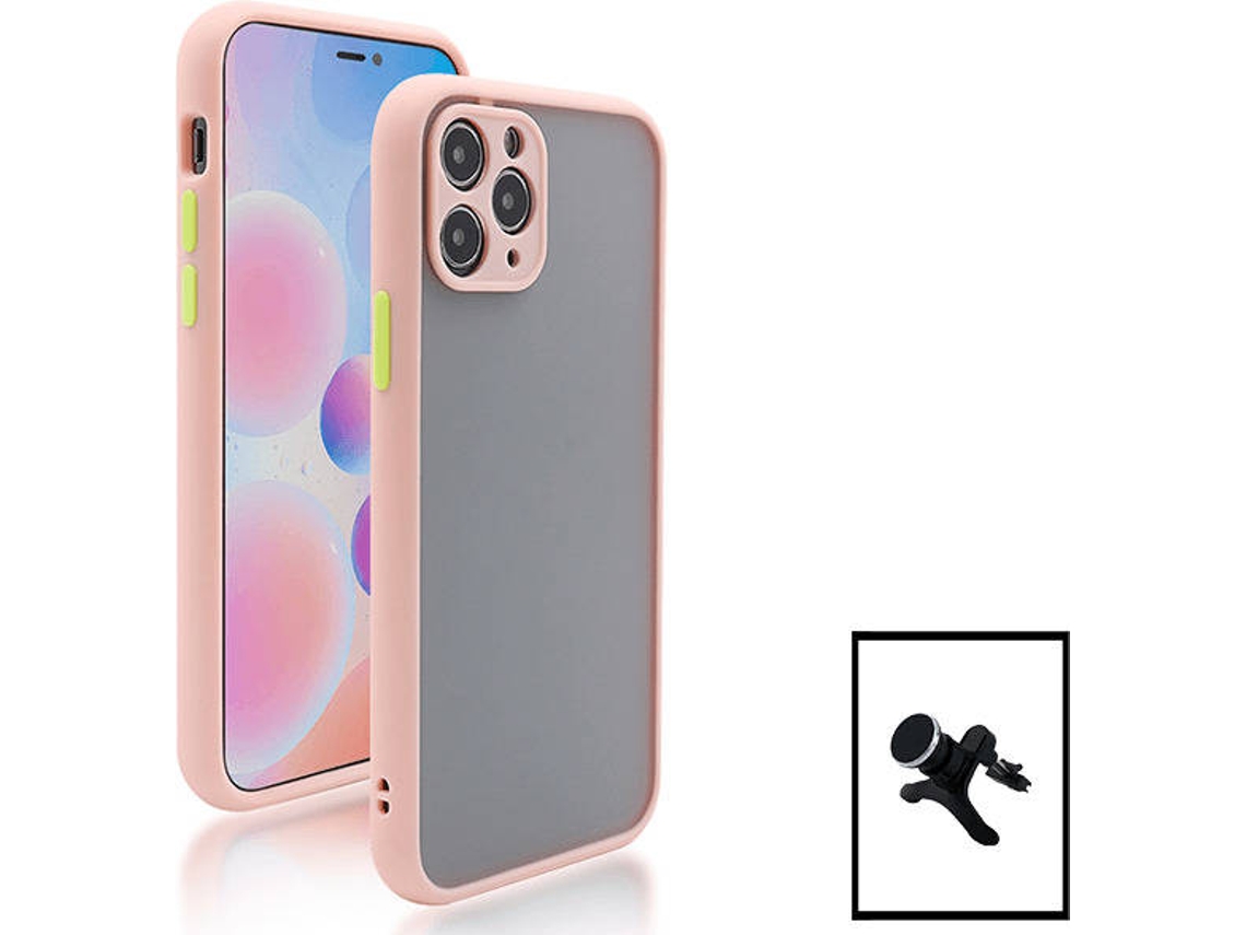 Kit Capa Anti Choque iPhone SE 2022 PHONECARE Rosa