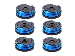F5M 6 peças para carretéis de linha de cortador de grama GREENWORKS 2101602, 2101602A, Q1G 2900719