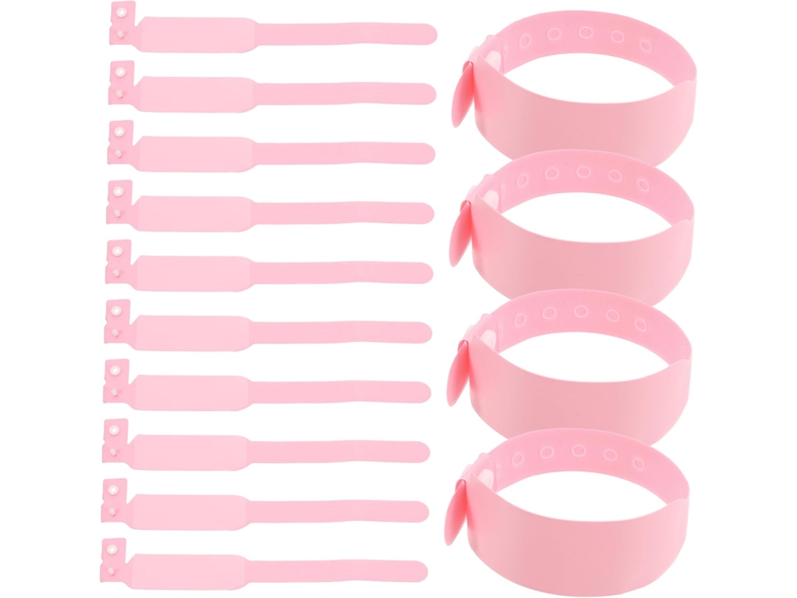 Ipetboom 100 - Pulseiras descartáveis de PVC para identificação médica de recém-nascidos, para uso hospitalar.