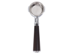 Portafiltro Sem Fundo 58mm Liga de Alumínio com 2 Alças e Cesto de Filtro com Cabo de Sândalo
