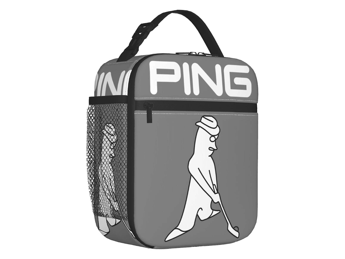 Lancheira térmica com logotipo de golfe para mulheres, à prova de vazamentos, ótima para praia, acampamento e Aquaforge.