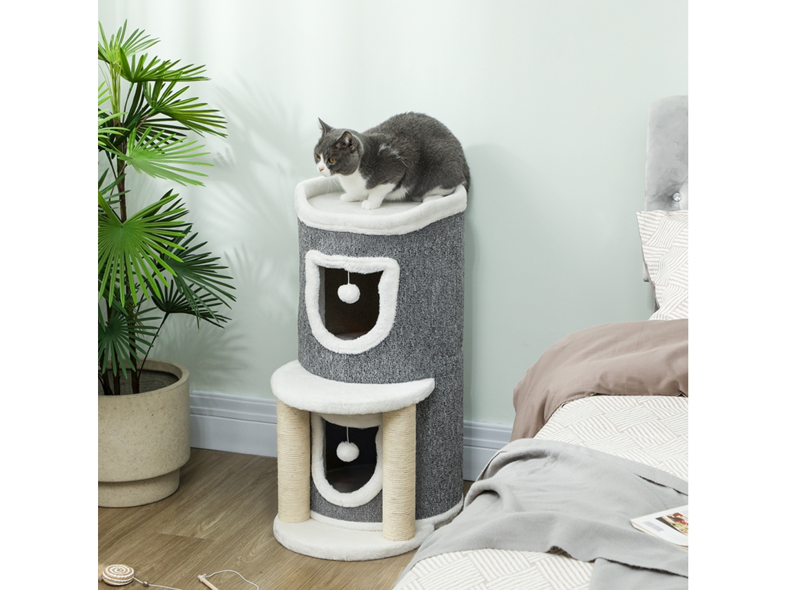 Caixa Para Gato, Acabamento Cinzento, 76 X 36 X 50 Cm