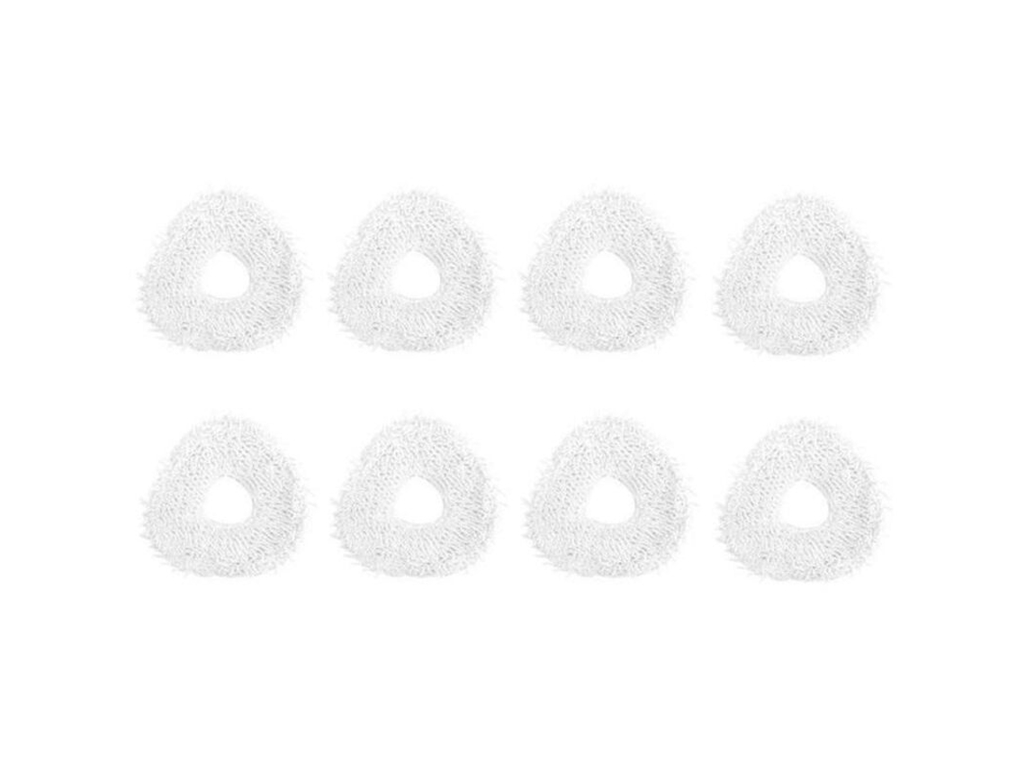Conjunto de 8 Peças Acessórios para Aspirador Robô J2: Pano de Limpeza Reposição BRILVIBERA