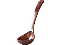 Colher de Sopa com Cabo de Madeira 28cm Nova Line