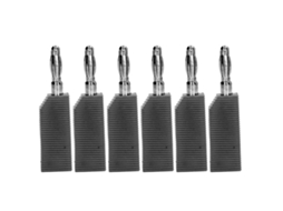 Conector Plug Banana 4mm Latão Sem Solda