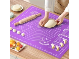 Tapete Antiaderente De Silicone Para Assar Massa 40x30cm/roxo 