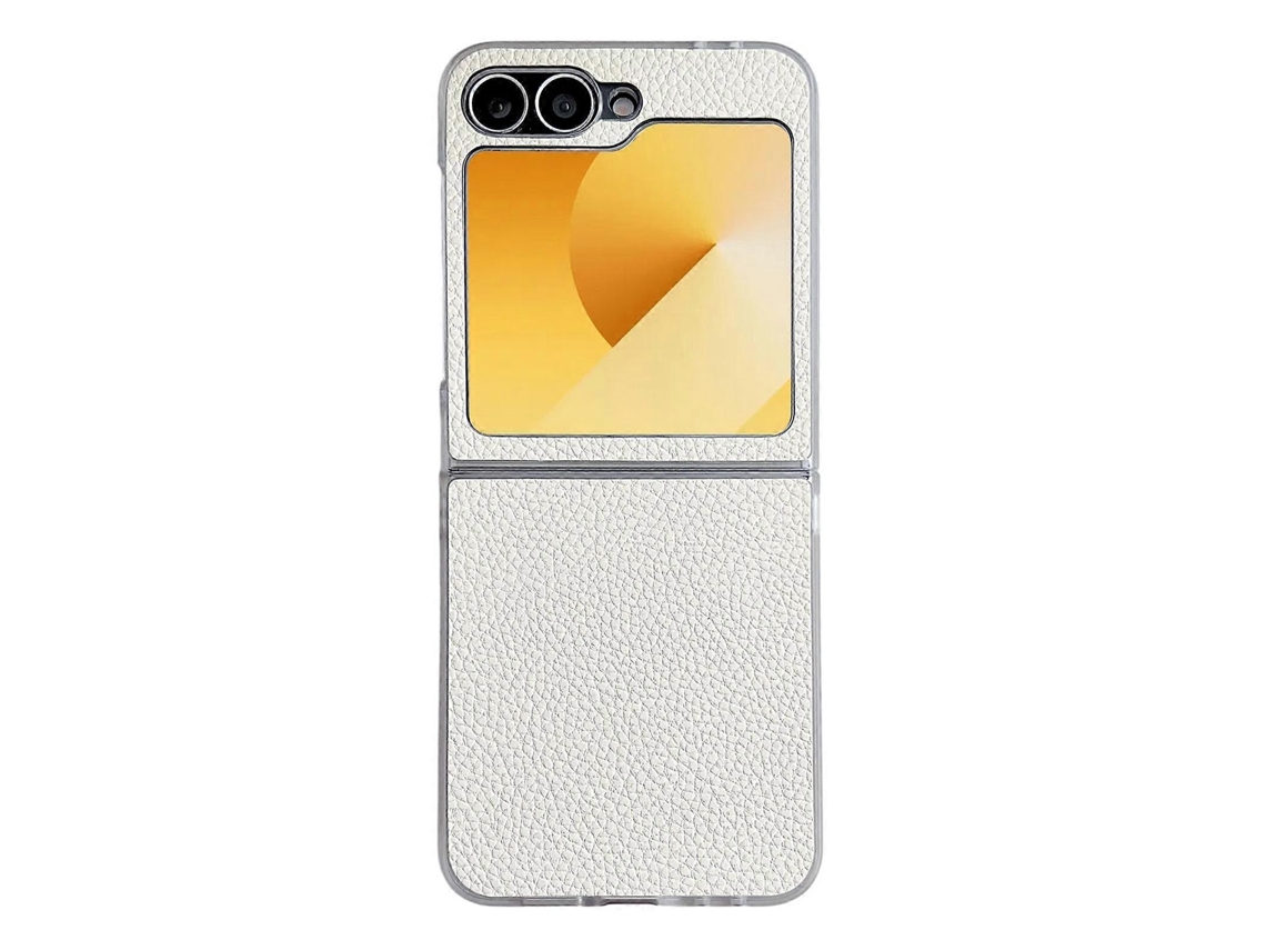 Capa De Celular De Couro Com Textura De Lichia E Gelatina Transparente Para Pc