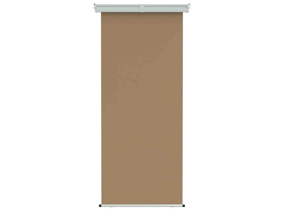 Vidaxl Toldo Lateral De Varanda 100% Poliéster, Ferro E Aço