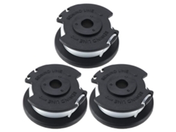 Carretel de linha de substituição de 3 unidades para Einhell GE-CT 18/28 Li e GE-CT 18/28 Li TC, cortador de grama de nylon AQSACOKIYA
