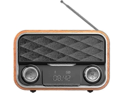 Rádio Bluetooth Retrô Com Aux/fm, Rádio Reserva Com Antena, Som Nítido, Bluetooth Portátil De Alta Potência B Olysi Shop