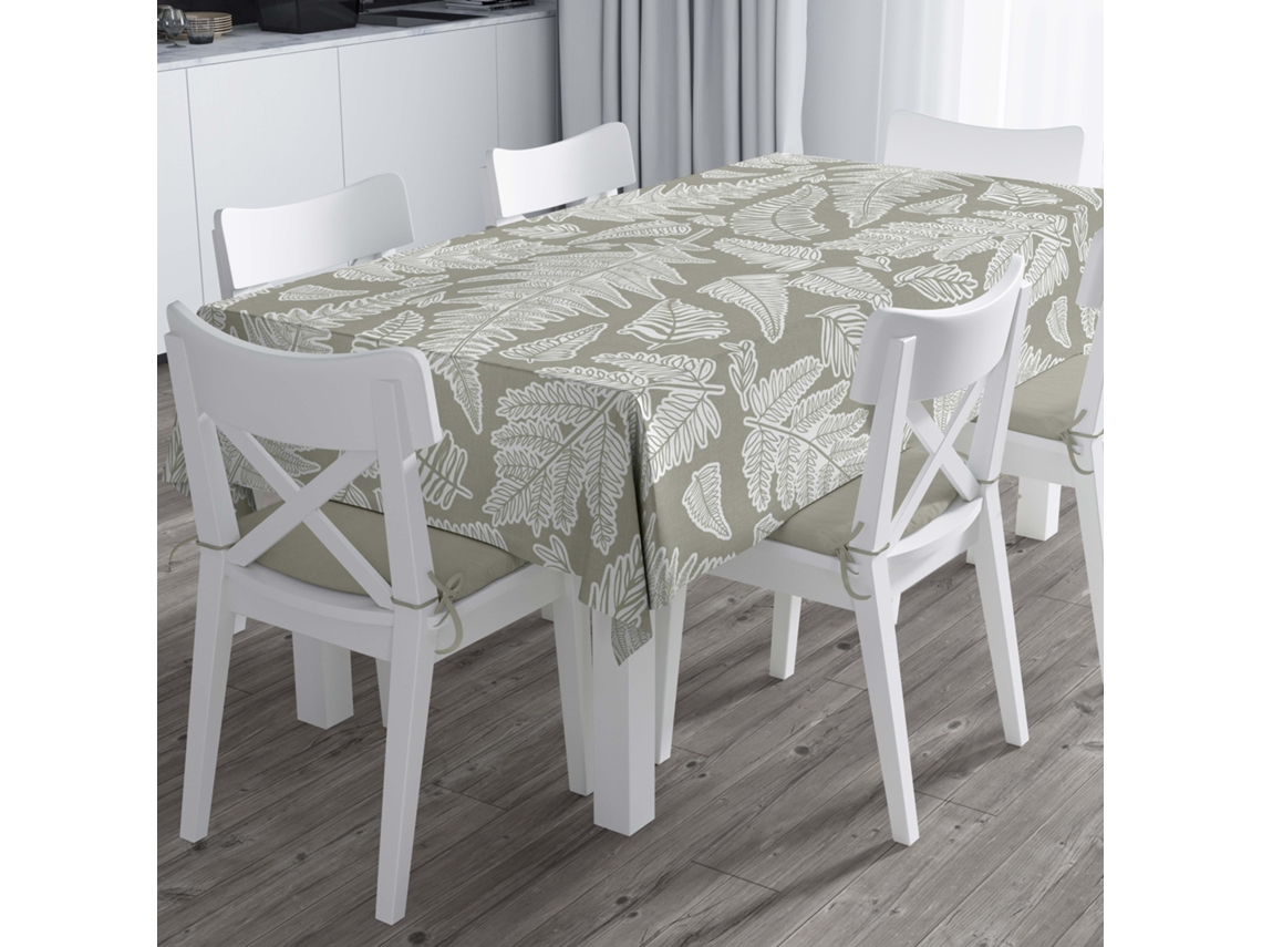 Toalha de Mesa em Tecido Estampado e Resistente a Manchas Toalha de Mesa para Interior e Exterior Medidas 140X200Bosco Green SANDAL
