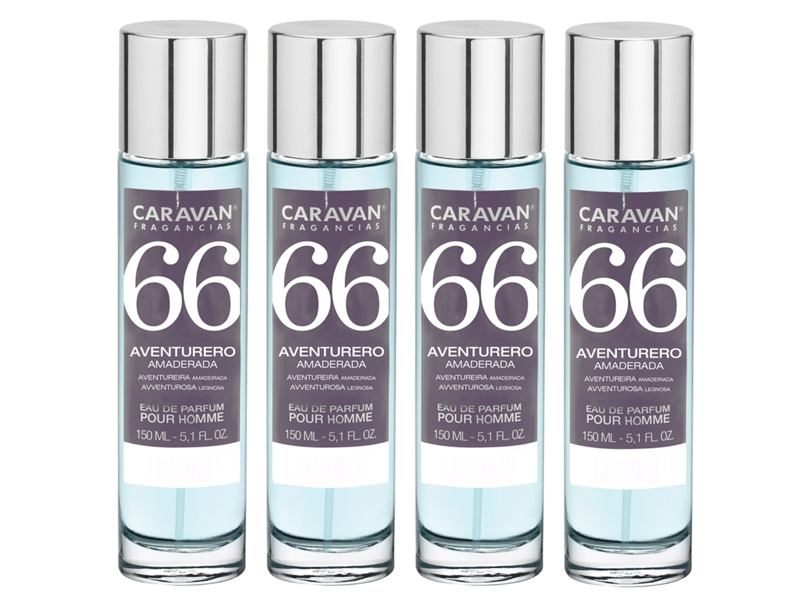 4X CARAVAN Perfume de Homem Nº66 150Ml