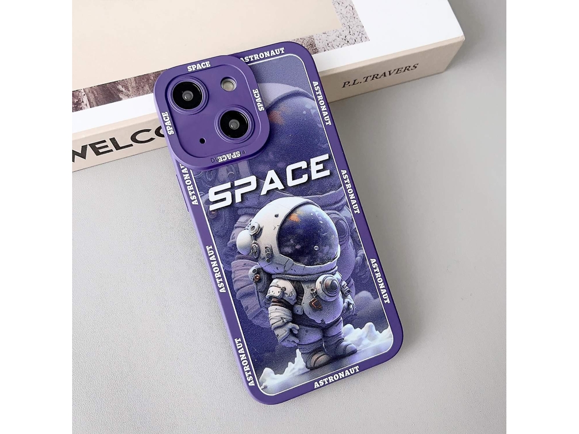 Capa De Celular Gigante De Tpu Com Estampa De Astronauta Para Iphone 14