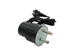 Escova rotativa para grelha, 3 velocidades, aço inox 304 AQUAFORGE
