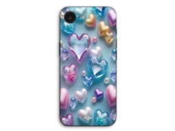 Capa Para Iphone 17 Com Corações Coloridos Maniacase