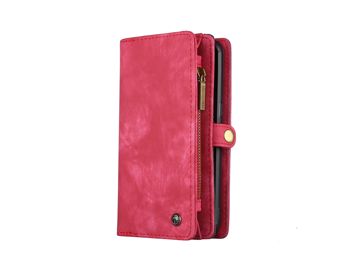 Capa LAXISCREED Galaxy S7 Couro Cartão Zipper