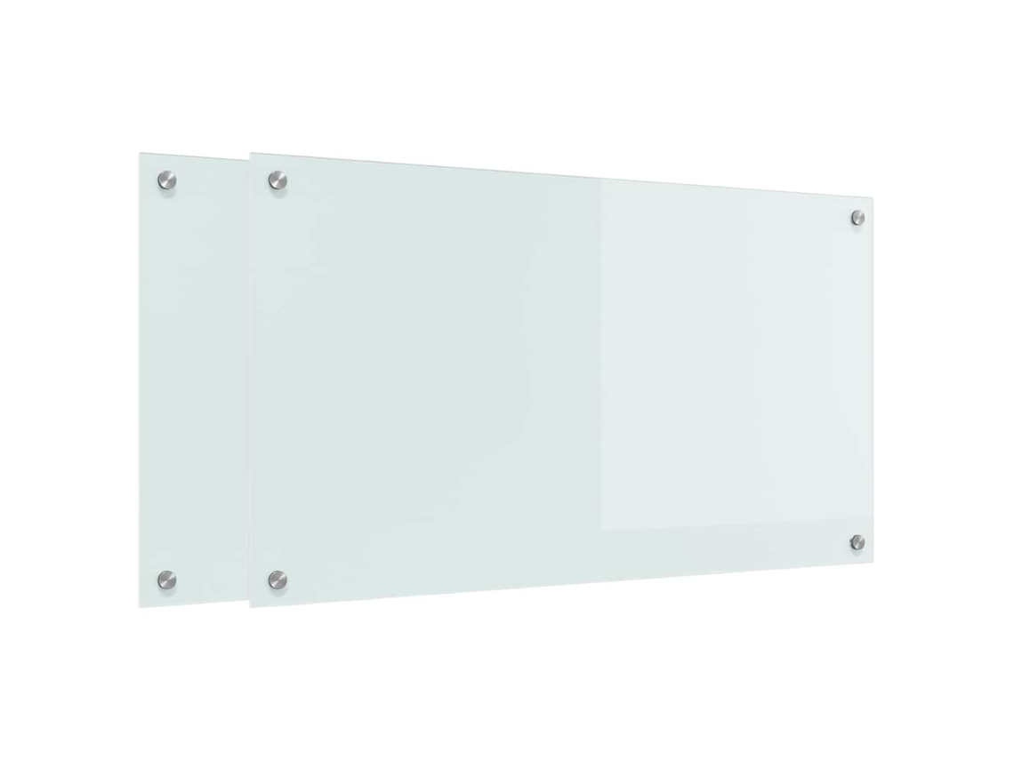 Conjunto 2 Superfície De Cozinha Vidaxl Branco (90 X 50 Cm)