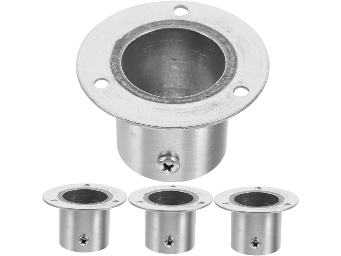 Suporte Para Varão De Vaso Sanitário Em Aço Inoxidável, 4 Peças, Base Prática Para Chuveiro Suporte Para Varão De Vaso Sanitário Em Aço