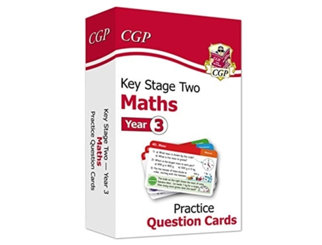Livro KS2 Maths Year 3 Practice Question Cards de CGP Books (Inglês)
