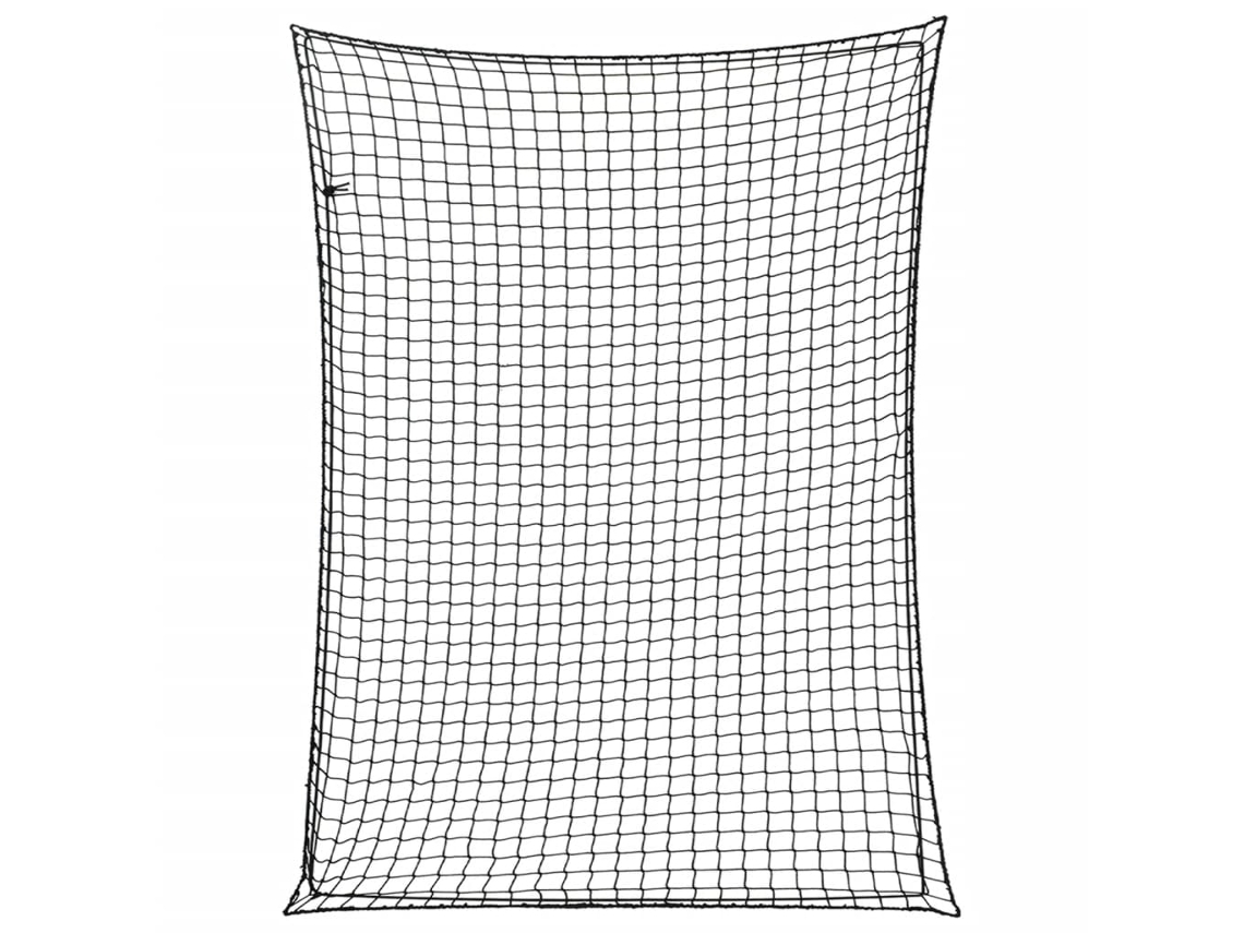 Vidaxl Rede Para Reboque Com Corda Elástica 4x3 M Pp Preto