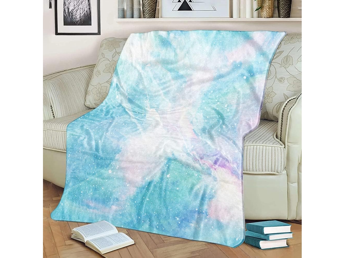 Manta de Verão Macia e Fofa Fansu em Microfibra Lã Flanela para Sofá com Estampa 3d Cama Que Mantém o Corpo Aq