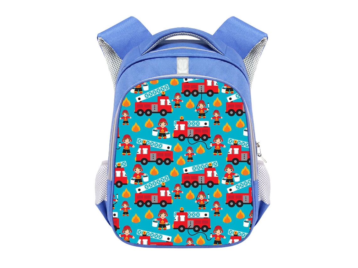 Laxiscreed Mochila Infantil Com Design De Caminhão E Escavadora, Leve E Com Faixas Refletoras