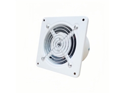 Exaustor Silencioso, Branco, De Janela Para Cozinha E Banheiro, Furo 4", 25w