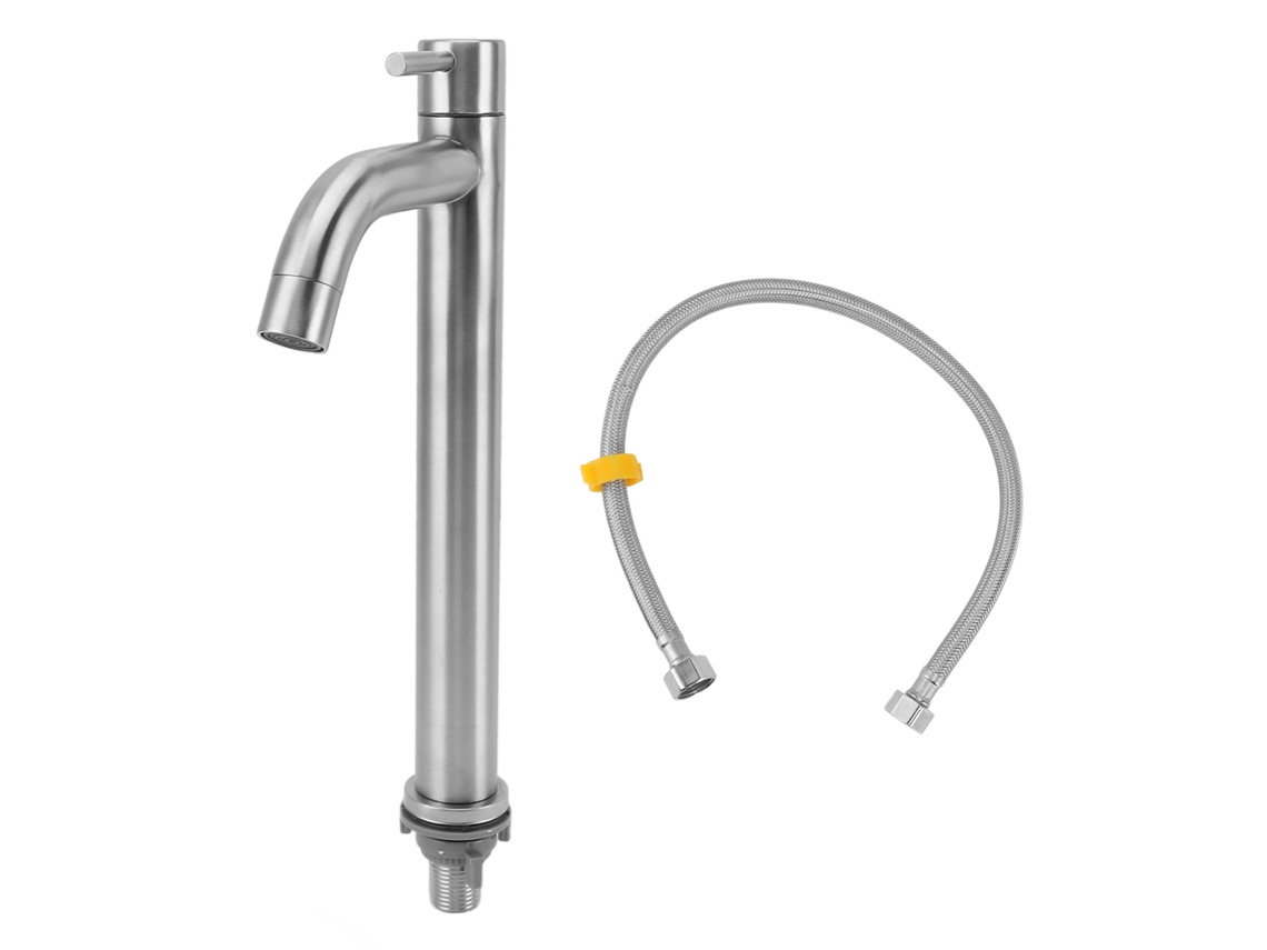 Torneira De Cozinha Com àgua Fria Em Aço Inoxidável