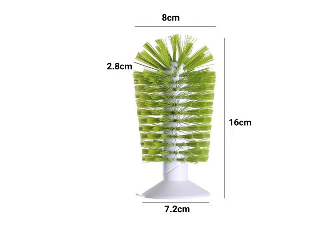 Peças Copo Esfregão Limpador De Vidro Garrafas Ventosa Escova De Limpeza Ferramenta Caneca Bebida SUNNY SPACES