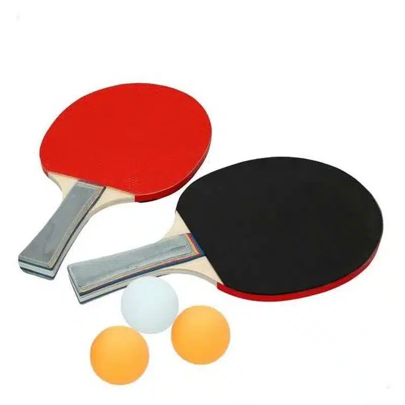 Ping Pon Set De 2 Raquetas De Madera Y 3 Pelotas Aktive 54047 Colorbaby